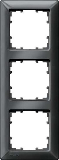 Siemens 5TG2553-6 DELTA line carbon- metallic Rahmen 3-fach