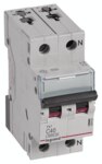 Legrand 403463 TX3 LS-Schalter C 40A 1-polig+N 6kA 230VAC 2TE