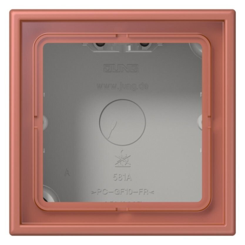 Jung Jung LC 581 A 236 AP-Kappe 1-fach Duroplast lackiert Serie LS terre sienne brique
