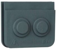 Kopp 321628004 Kabeleinführung AP-FR Kabeleinführung 2-für SEBS Blueelectric grau