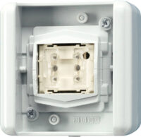 Jung KNX Taster BA 1-fach Mittenstellung 8471.02 LEDW
