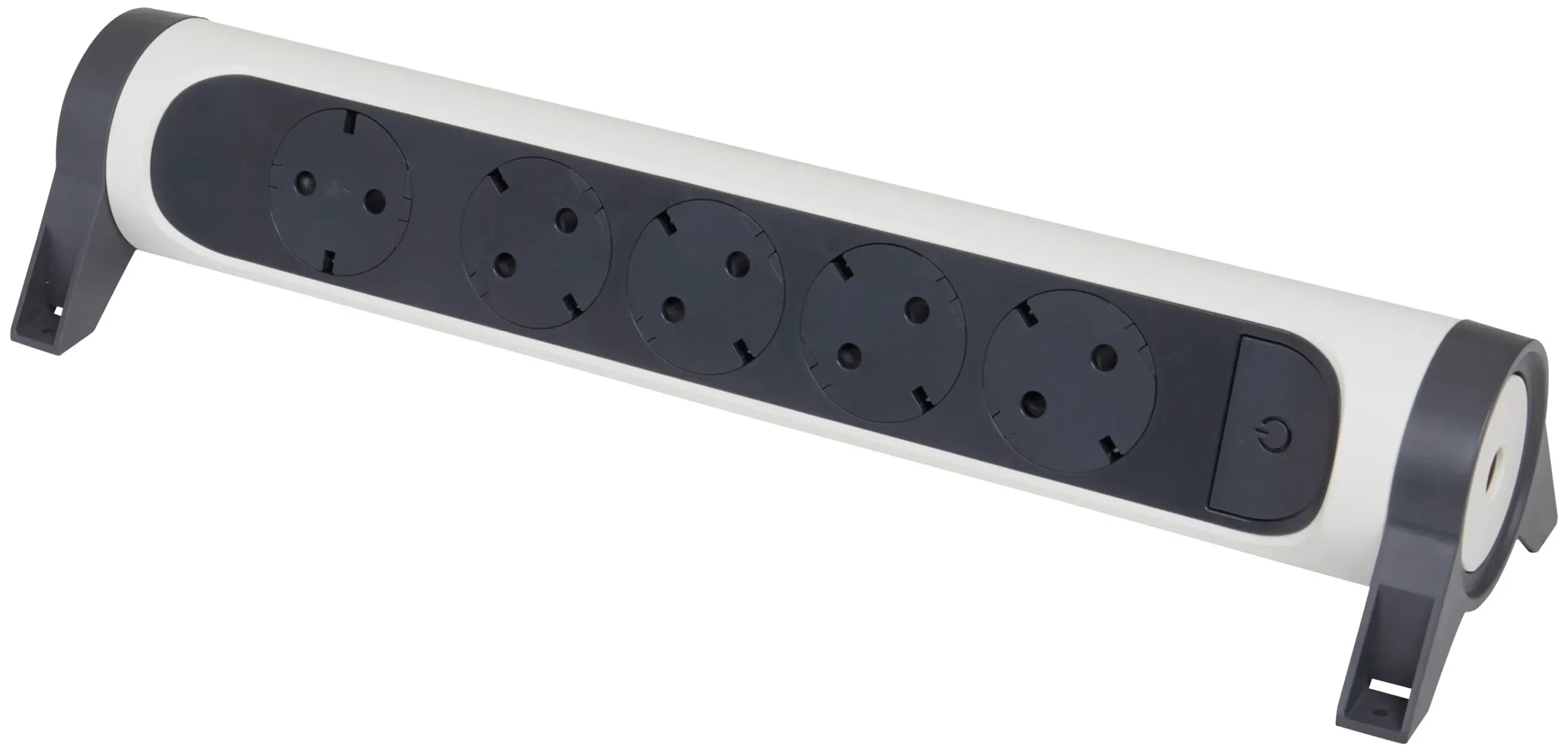 Legrand Legrand 694546 Drehbare Steckdosenleiste 5xSDO ohne Kabel ultraweiß/schwarz