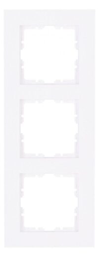 Kopp 407013009 HK07 PURE-Abdeckrahmen 3-fach Farbe:arktisweiß