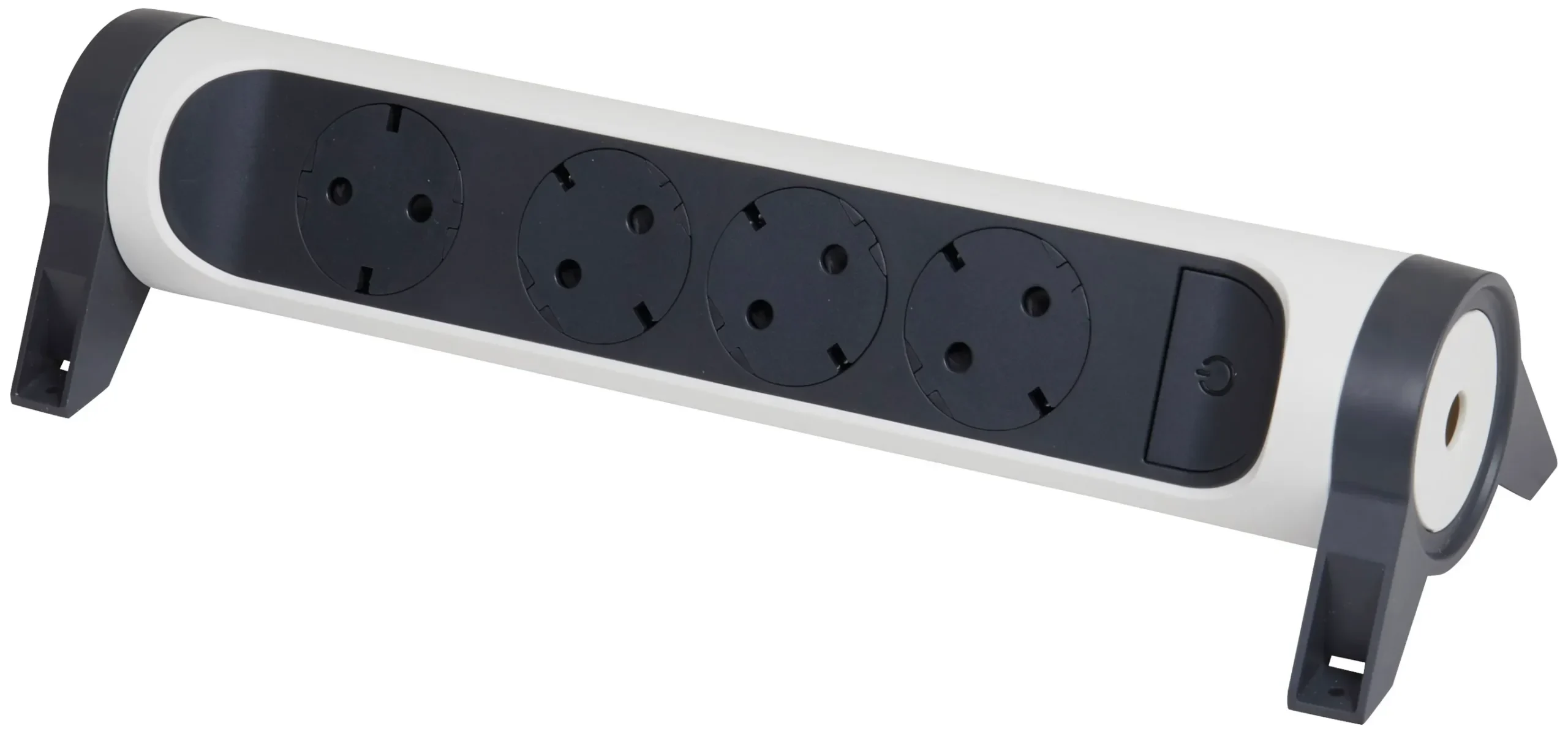 Legrand Legrand 694544 Drehbare Steckdosenleiste 4xSDO ohne Kabel ultraweiß/schwarz