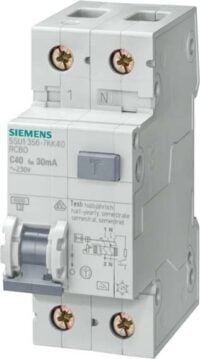Siemens 5SU1356-7KK16 FI/LS-Schalter 6kA 1p+N Typ A 30mA C 16A AC230V