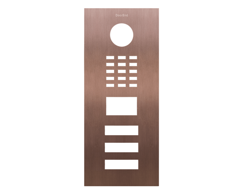 Doorbird DoorBird D2103V Frontblende – Bronze-Optik (PVD)