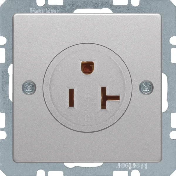 Berker Steckdose SK NEMA 5-20 R Q.1/Q.3 aluminium 41686084