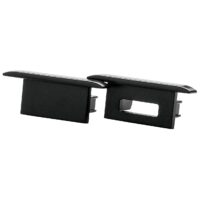 SG LEUCHTEN Endkappe schwarz Kunststoff L13mm H12mm 391446