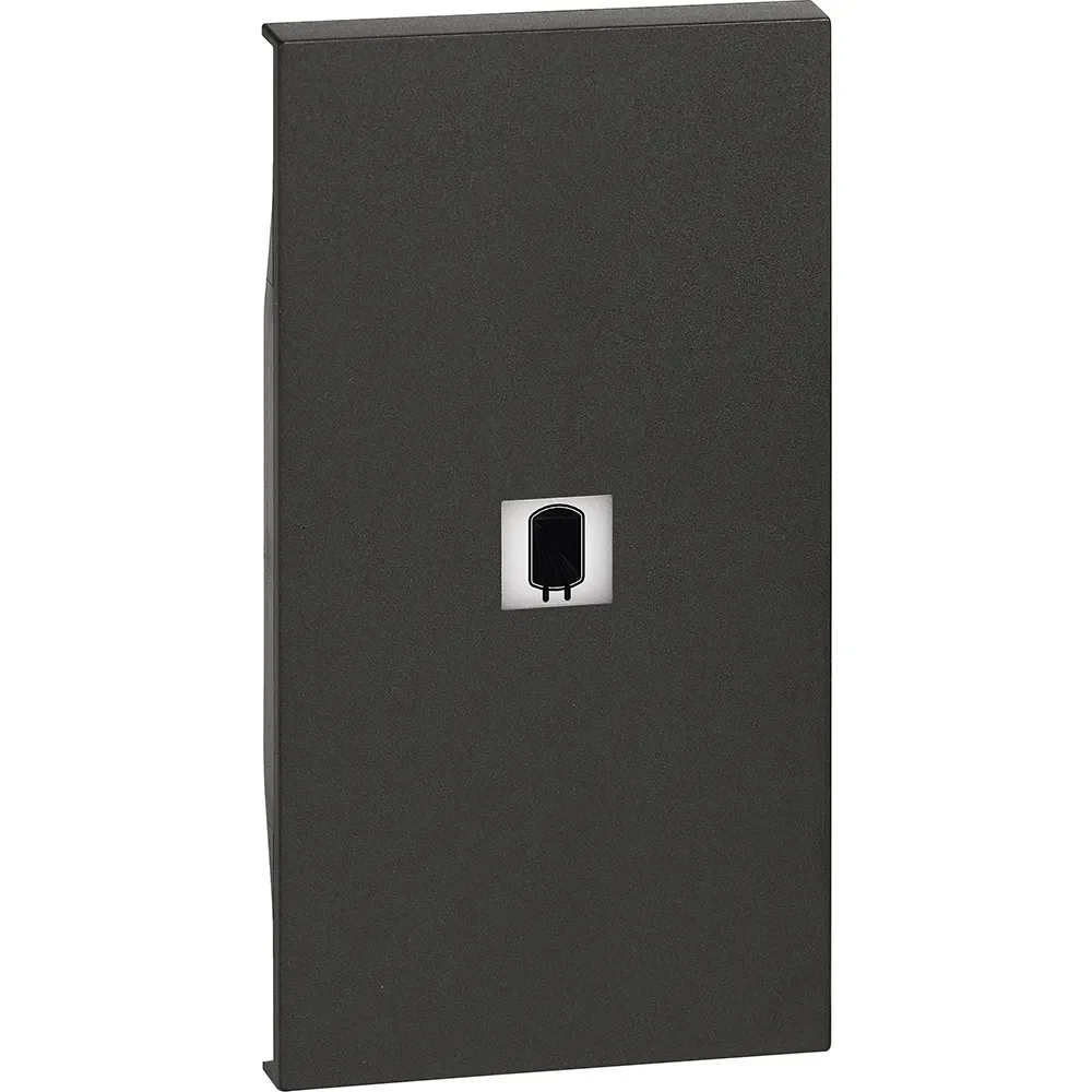 Legrand BTicino KG01M2SN LivingNow 2M Tasten- abdeckung mit Symbol Boiler Black