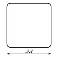 Jung Wippe Symbol LICHT pla für Taster CD 590 L PT