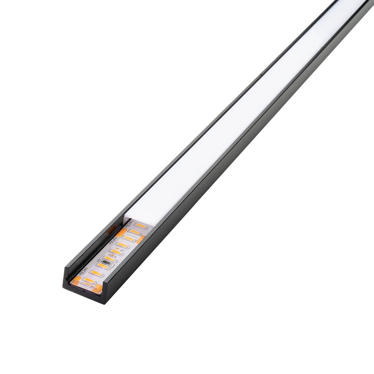 SG Leuchten SG LEUCHTEN Dekorelement schwarz Aluminium L1800mm 391476 H9mm