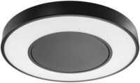 SG LEUCHTEN LED-Anbauleuchte 30W 4000K CIRCULUS MAXI 214016 3210lm schwarz Konverter