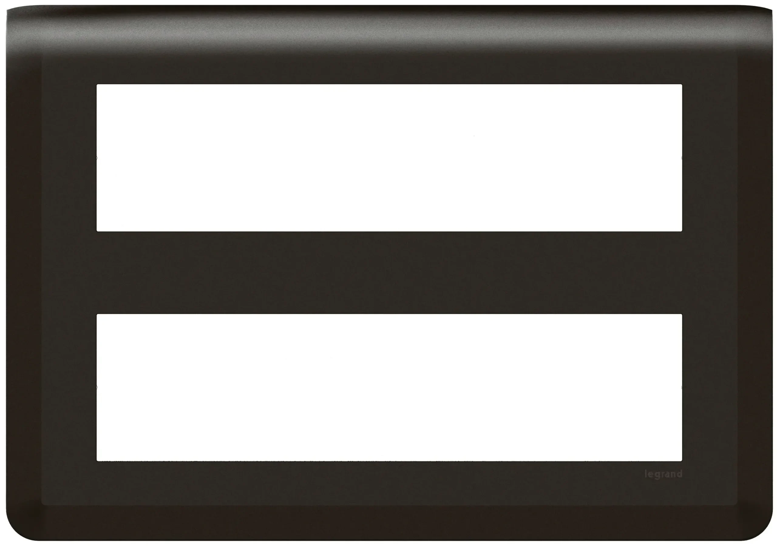 Legrand Legrand 079077L Rahmen 2x8-modulig horizontal Mosaic schwarz