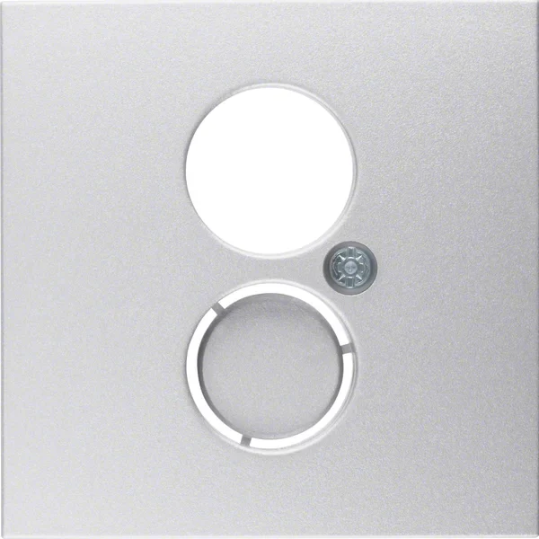 Berker Berker Zentralstück aluminium matt für Lautsprecher-Dose 11961404