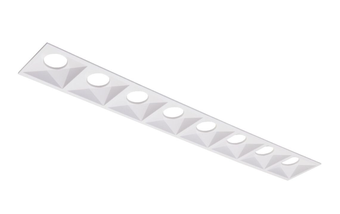 SG Leuchten SG LEUCHTEN Dekorelement weiß Kunststoff L280mm 212481 H16mm