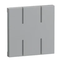 Legrand 765714 Seano 2-modulige Tastenabdeckung MyHome ohne Symbol Farbe Al