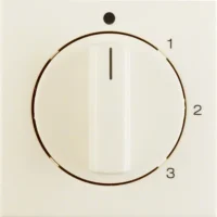 Berker Zentralstück mit Drehknopf 3S S.1 weiß gl 1096898200