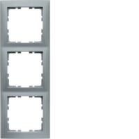 Berker 10139939 Rahmen 3-fach S.1 aluminium MATT