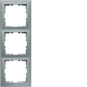 Berker Berker 10139939 Rahmen 3-fach S.1 aluminium MATT