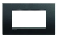 BTicino LNA4804AR LivingLight Abdeck- rahmen für Kompaktinstallation 4M Anthrazit