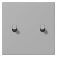 Jung LC12-5R0204 Abdeckung mit Kipphebel "Zylinder" 2 Kipphebel LS 1912 gris moyen