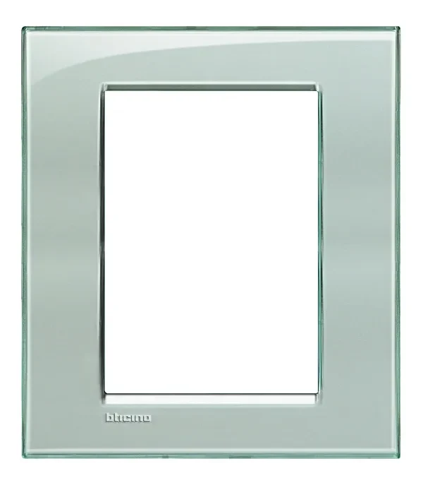BTicino LNA4826KG LivingLight Abdeck- rahmen für Kompaktinstallation 3+3M Eisgrau