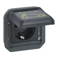 Legrand 069818L Plexo New Einsatz Green'Up Schutzkontakt-Steckdose