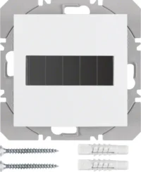Berker KNX-Funk Wandsender 1-fach polarweiß glänzend 85655189