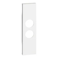 BTicino KW09 LivingNow 1M Abdeckung für Einsätze TV-SAT und Lichtsignal White