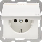 Berker Steckdose SCHUKO mit Klappdeckel Q.1 po 47516049
