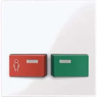 Merten Zentralplatte aws/gl für Abstelltaster 451425