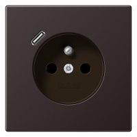 Jung AL1520F-18CD Steckdose Frz/Belg m.USB Typ C