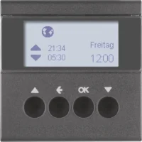 Berker Jalousie-Schaltuhr anthrazit matt 85741185