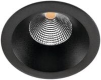SG LEUCHTEN LED-Einbaustrahler 9W Konverter JUNISTAR 903213 dimmbar 1LED schwarz 2700K weiß schwarz