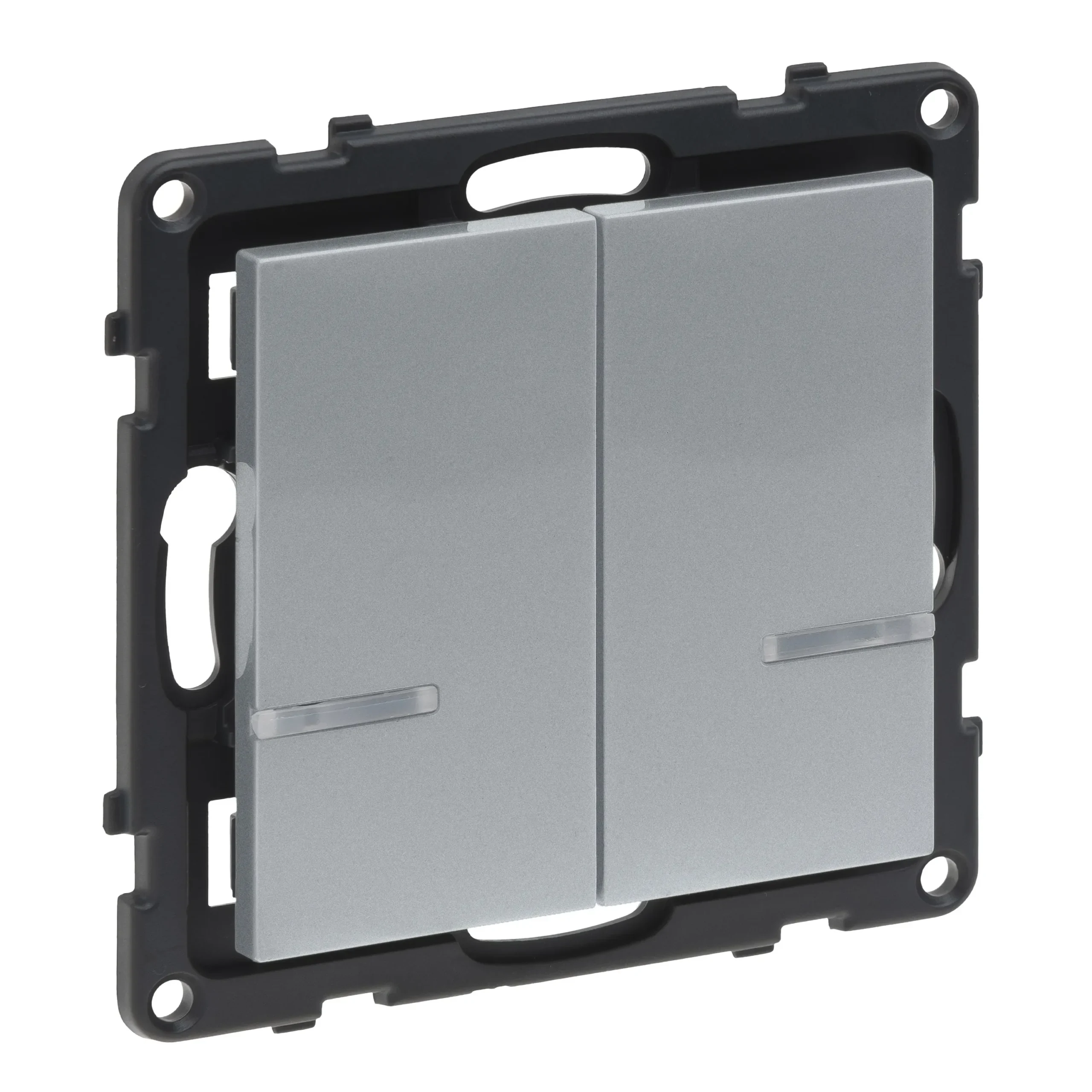 Legrand Legrand 765734 Seano with Netatmo Wandsender 2-Fach Aluminium