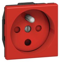 Legrand 077114 Steckdose (SK) franz. codiert 2M Mosaic rot