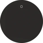 Berker Wippe schwarz/glänzend Aufdruck 0 16222045