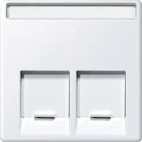 Merten Zentralplatte 2fach polarws MEG4574-0419