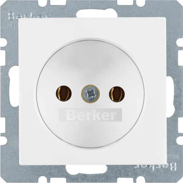 Berker Berker Steckdose pws ohne Schutzkontakt 6167031909