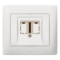 Legrand 771147 Abdeckung TDo Telefondose Galea ultraweiß