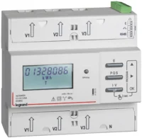 Legrand 412075 Energiezähler EMDX³ MID 125A 3-phasig Direkt RS485+Impuls 6TE