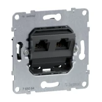 Legrand 765064 SEANO Einsatz Datendose 2xRJ45 Kategorie6 STP geschirmt
