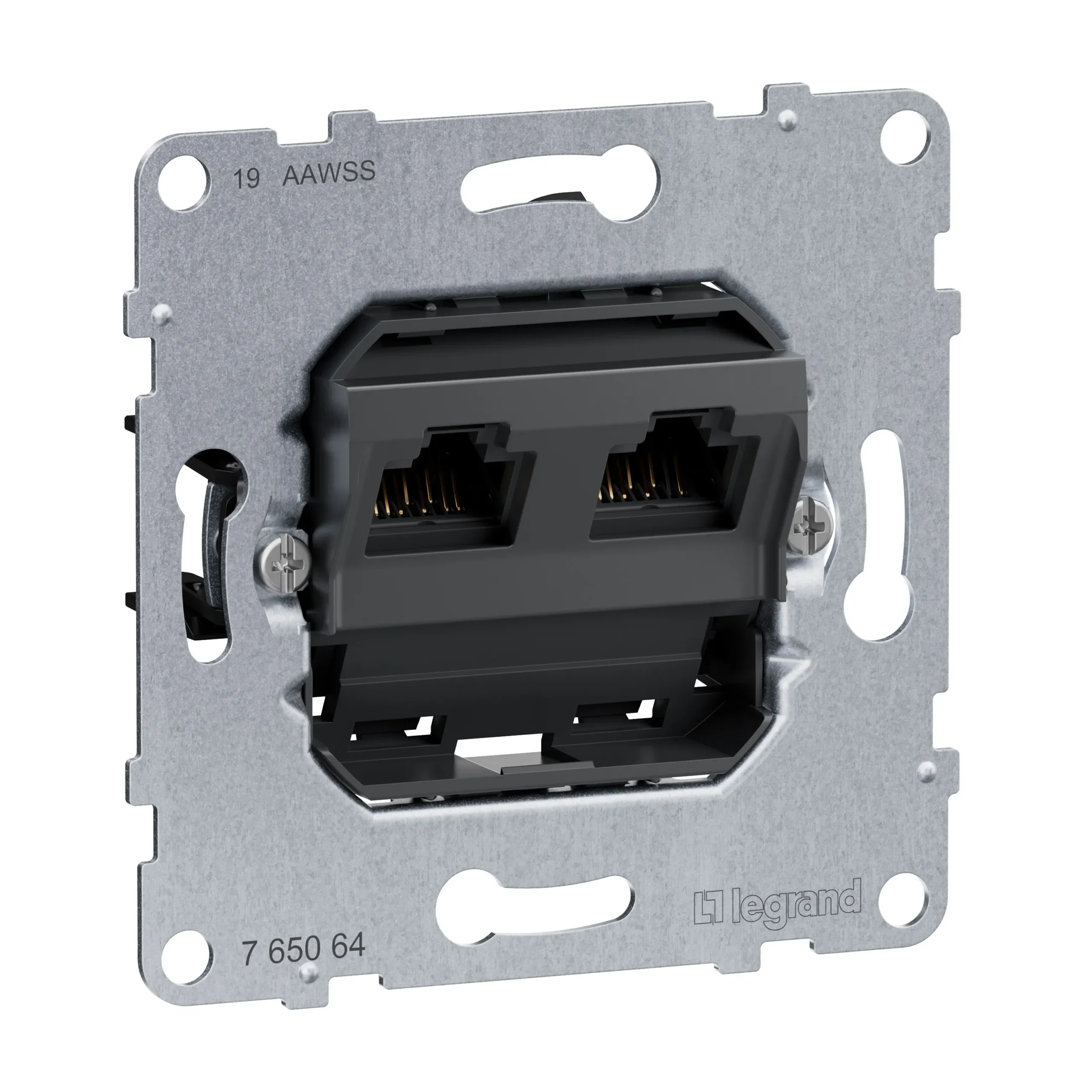 Legrand Legrand 765064 SEANO Einsatz Datendose 2xRJ45 Kategorie6 STP geschirmt