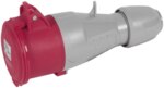 Legrand 555219 CEE-Kupplung P17 Tempra Pro 5-polig 32A 415VAC rot IP44