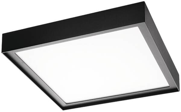 SG Leuchten SG LEUCHTEN LED-Anbauleuchte 22W 2700K DISC 606075 1920lm schwarz Konverter DALI