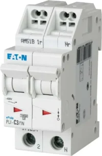 Eaton (Installation) Leitungsschutzschalter 3 A, 1-polig+N, Steckklemme C PLI-C3/1N