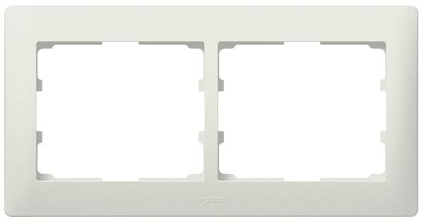 Legrand Legrand 771502 Rahmen 2-fach waagerecht Galea perlmutt