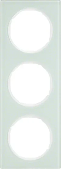 Berker Rahmen Glas/pows 3-fach 10132209