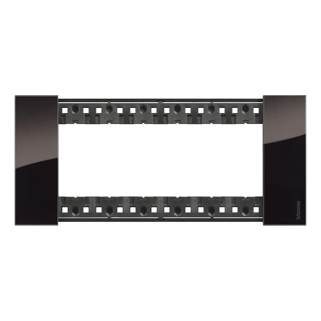 Legrand BTicino KA4806DG LivingNow Abdeckrahmen 6-modulig in der Farbausführung Night