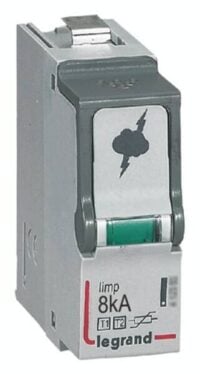 Legrand 412302 Plug-in Schutzmodul für Kombiableiter Typ 1+2 Iimp 8kA